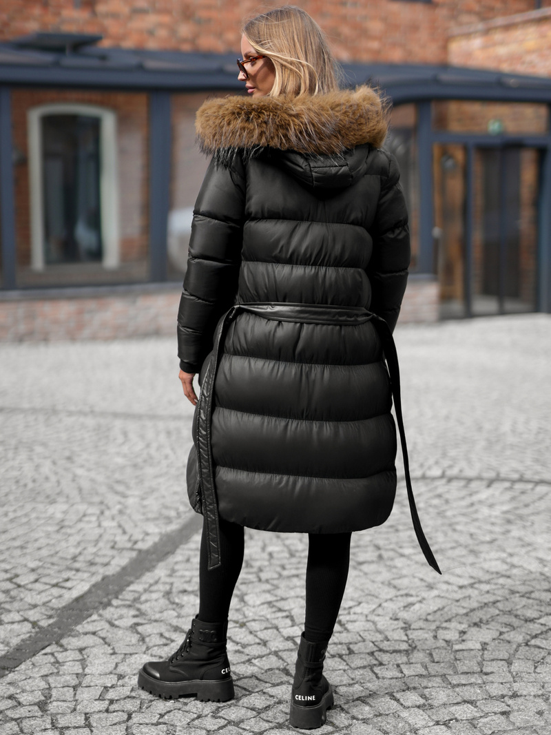 Chaqueta de mujer negra OZONEE JS/5M3298/392Z