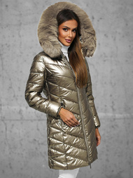 Chaqueta de mujer oro OZONEE JS/16M9100/403
