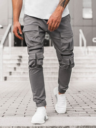Pantalón jogger de hombre gris OZONEE G/2787