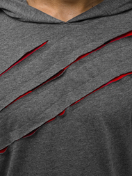 Camiseta de hombre grafito OZONEE O/1187XZ