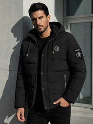 Chaqueta de hombre negra OZONEE JS/31M5077/392