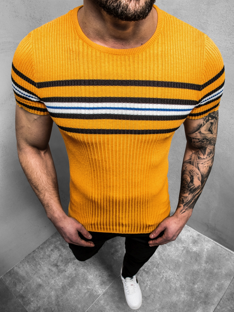 Jersey de hombre camel OZONEE L/2296Z