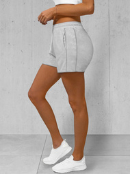 Pantalones cortos de chándal para mujer gris OZONEE JS/8K952/2