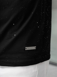 Camiseta de hombre negras OZONEE O/QQ1390