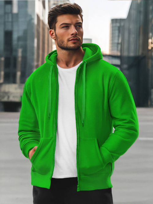 Sudadera de hombre verde OZONEE JS/2008Z
