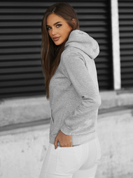 Sudadera de mujer gris OZONEE JS/W02Z