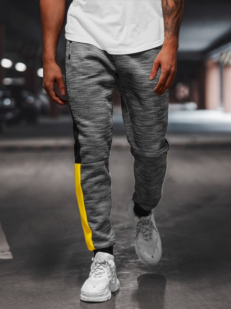 Pantalón de chándal de hombre grafito OZONEE JS/K60018Z