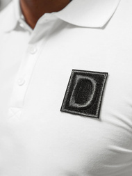 Polo de hombre blanca OZONEE NB/MT3105Z