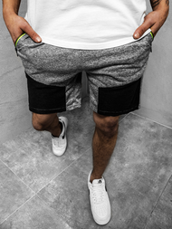 Pantalón corto de hombre gris JS/KS2512Z