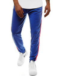 Pantalón de chándal de hombre azul rojo OZONEE JS/JZ11005
