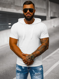 Camiseta de hombre blanco OZONEE JS/8T89/1