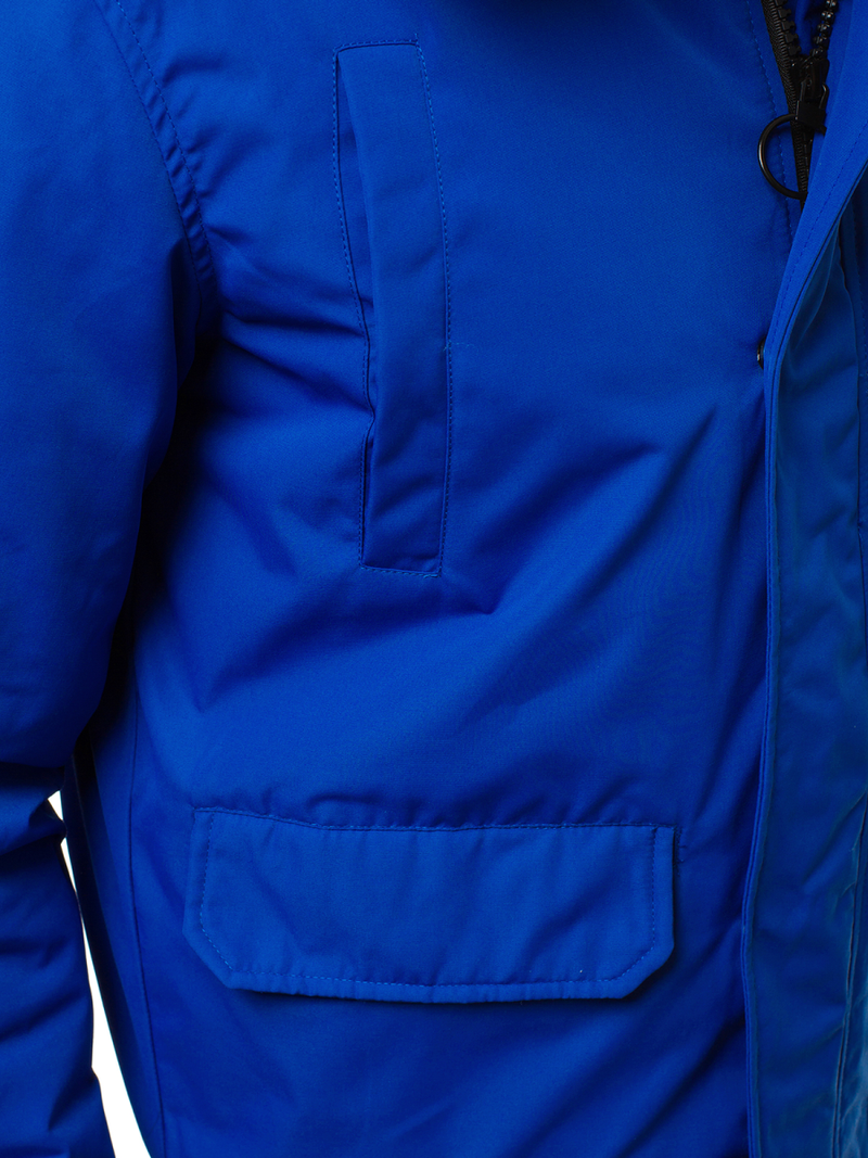 Chaqueta de hombre azul OZONEE JS/2019005