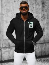 Sudadera de hombre negra OZONEE NB/MF2006