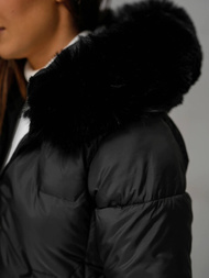 Chaqueta de mujer negra OZONEE JS/16M9202/392Z