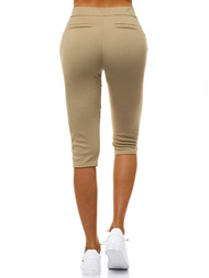 Leggings para mujer beige OZONEE JS/1027/C8