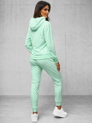 Chándal velour de mujer de menta OZONEE O/8C1175/39Z