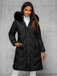 Chaqueta de mujer negra OZONEE JS/16M9202/392Z