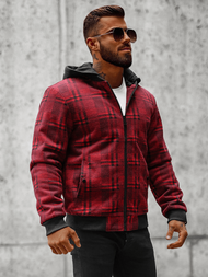 Chaqueta de hombre roja OZONEE O/3A58