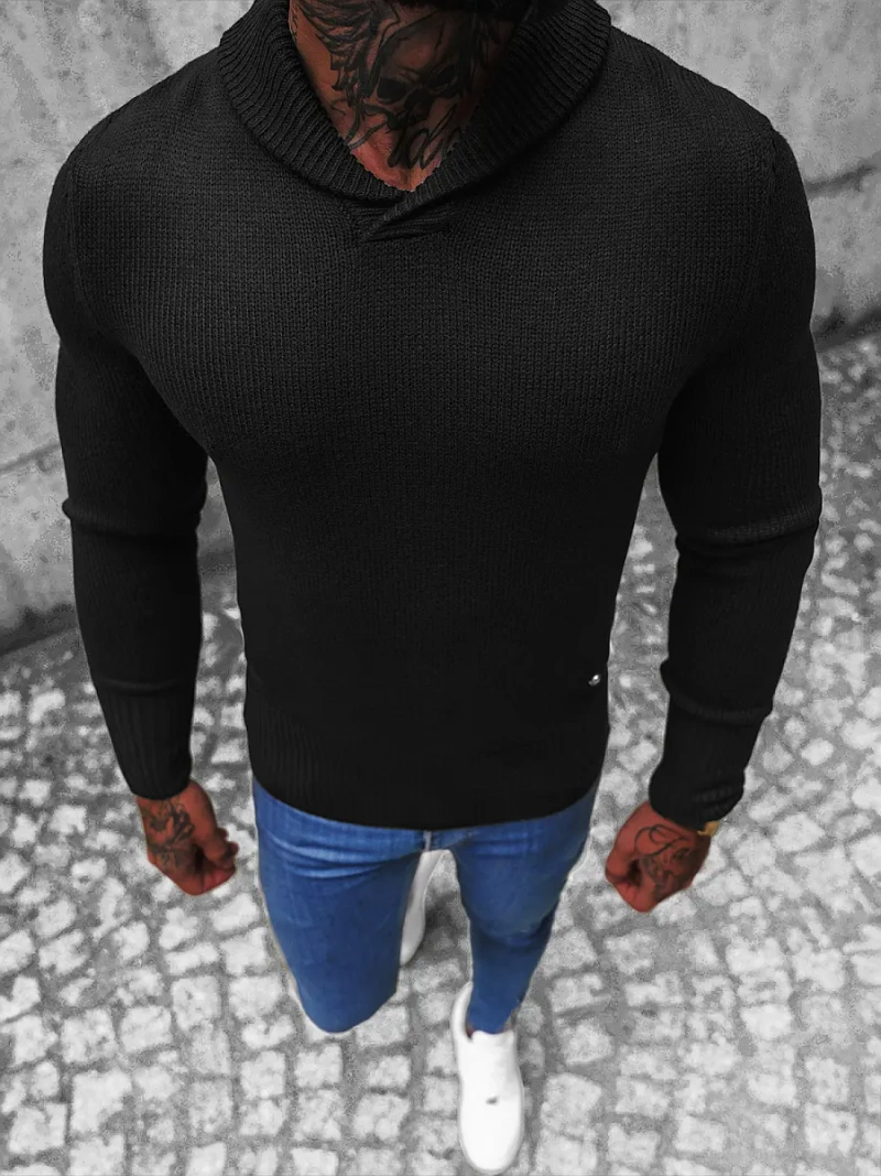 Jersey de hombre negro OZONEE NB/MM6018/4