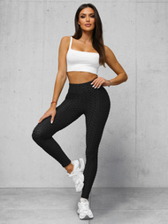 Leggings para mujer negras OZONEE JS/17K592/3