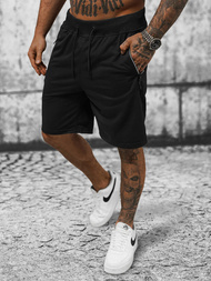 Pantalón corto de hombre negras OZONEE JS/8K290