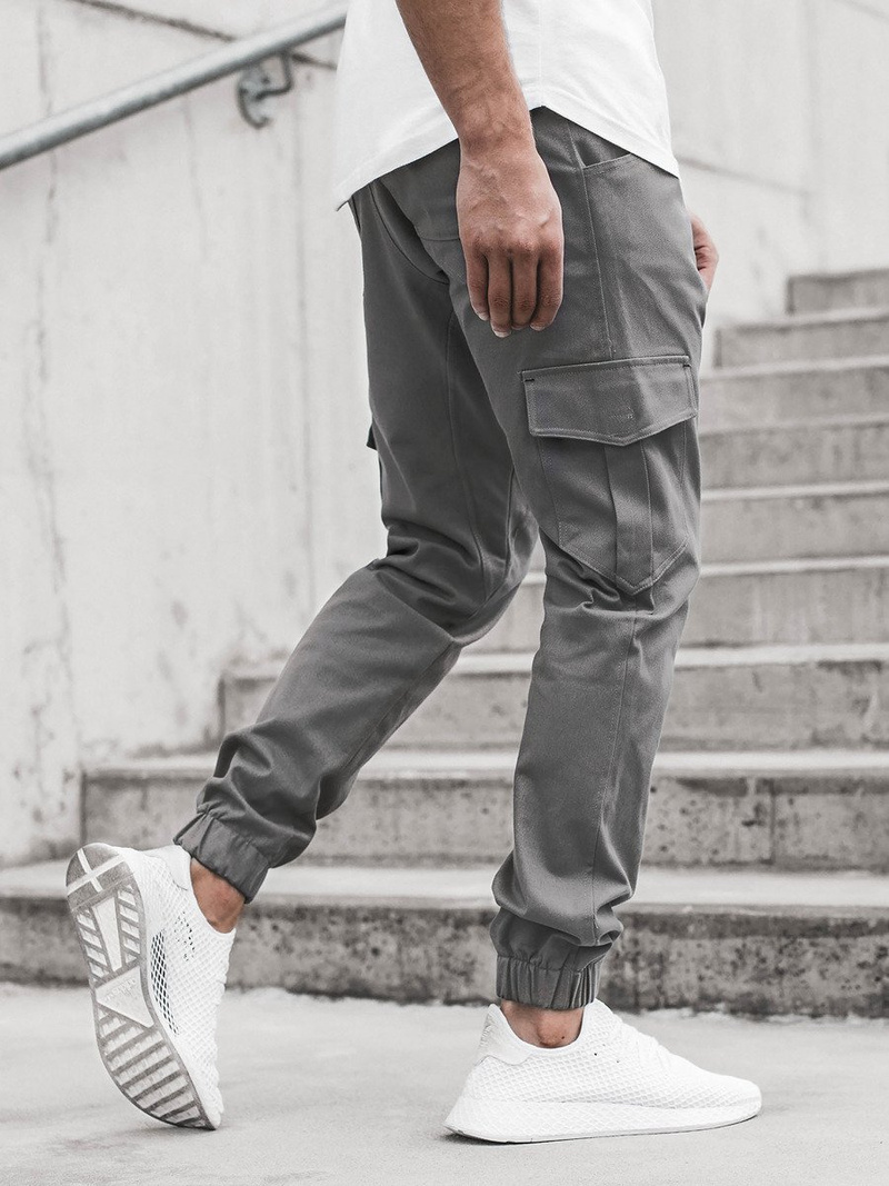 Pantalón jogger de hombre gris OZONEE A/404