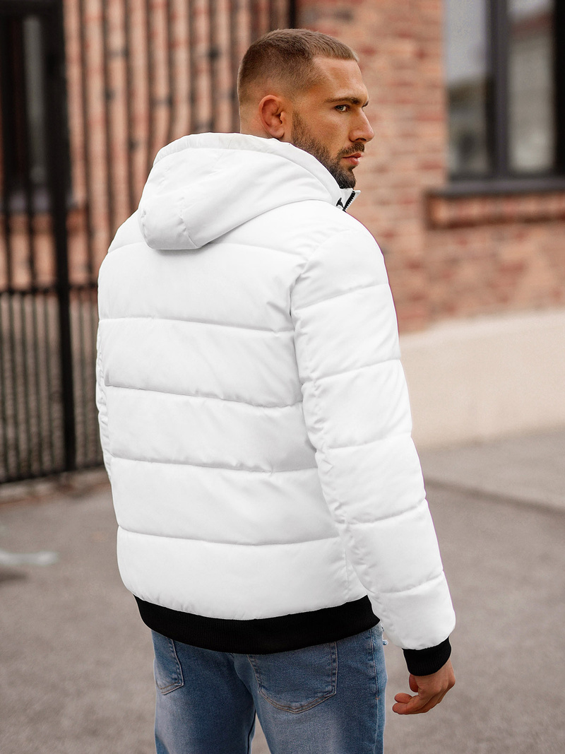 Chaqueta de invierno de hombre blanca OZONEE JS/31M5031/281Z