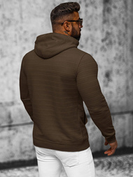 Sudadera de hombre marrón OZONEE O/TB2272