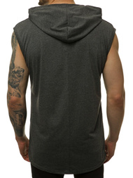 Camiseta sin mangas de hombre grafito OZONEE MACH/M1211