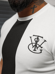 Camiseta de hombre blanco OZONEE O/L1184