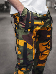 Pantalón jogger de hombre amarillo-caqui OZONEE O/11102