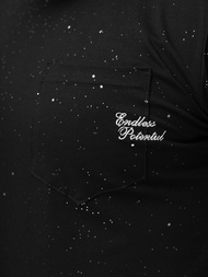 Camiseta de hombre negras OZONEE O/QQ1387