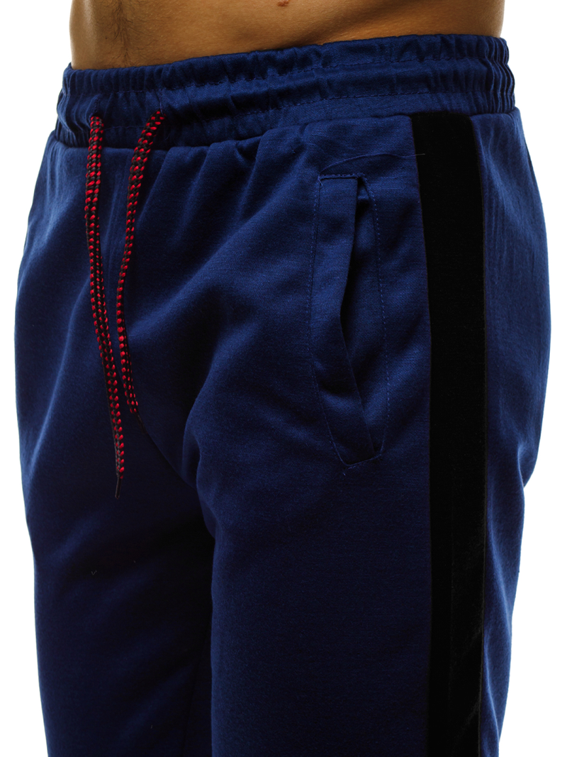 Pantalón de chándal de hombre Azul-negro OZONEE JS/JZ11007