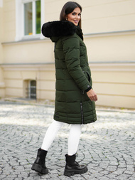 Chaqueta de mujer caqui OZONEE O/W377Z