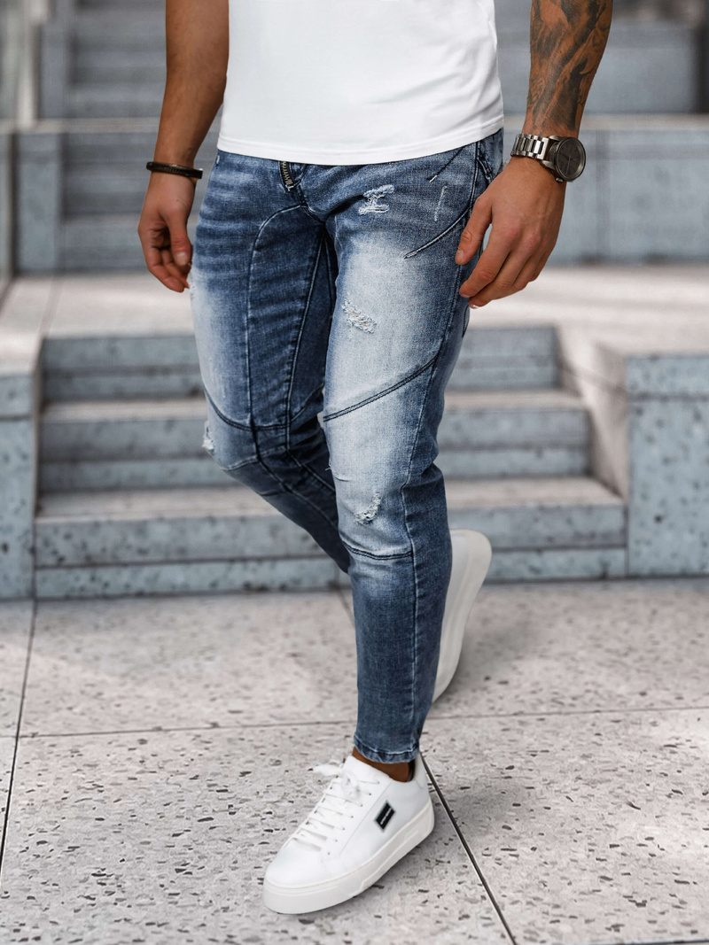 Vaqueros de hombre azul OZONEE NB/MP0045B
