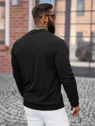 Sudadera de hombre negra OZONEE O/D7394Z