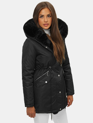 Chaqueta de mujer en negra OZONEE JS/M762/392