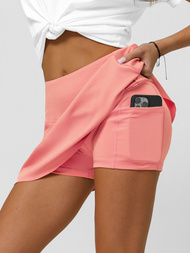 Falda deportiva con leggings rosa en polvo OZONEE JS/17K568/37