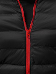 Chaqueta de hombre negra/2 OZONEE JB/JP1111