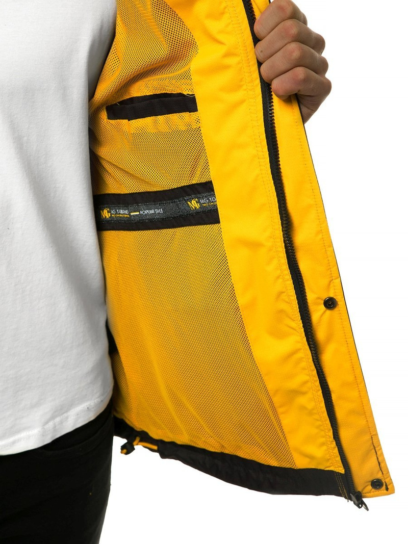 Chaqueta de hombre negra OZONEE MG/2510