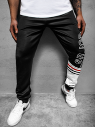 Pantalón de chándal de hombre negro OZONEE JS/AM123Z