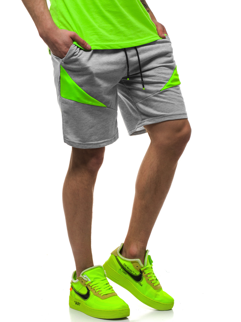 Pantalón corto de hombre gris JS/KS2507