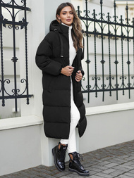 Chaqueta de mujer negra OZONEE JS/5M3163/392Z