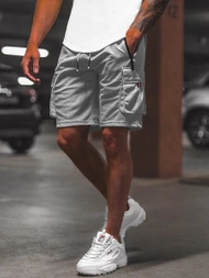 Pantalón corto de hombre gris OZONEE O/WW20015/2