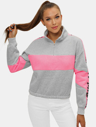 Sudadera de mujer gris OZONEE JS/B26020Z