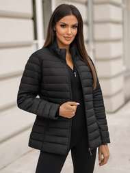 Chaqueta de mujer negra OZONEE JS/16M9109/392Z