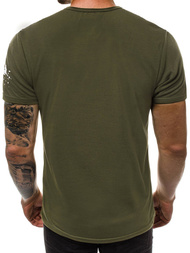 Camiseta de hombre verde OZONEE JS/SS100730Z