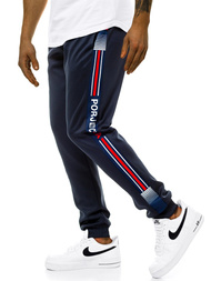 Pantalón de chándal de hombre azul marino OZONEE JS/AM120
