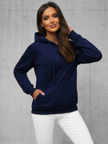 Sudadera de mujer azul marino OZONEE JS/W02Z