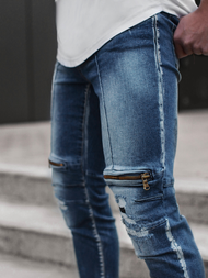 Vaqueros de hombre azul OZONEE G/1080